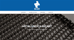 Desktop Screenshot of metalurgicaricart.com.ar